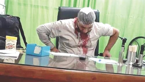 حمله به دکتر مشهدی - حوادث