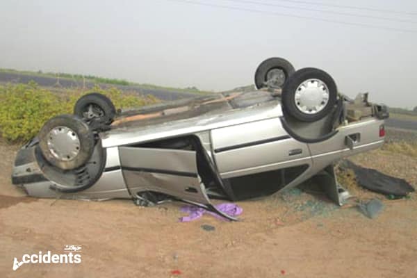 اخبار حوادث - حادثه واژگونی خودرو ی دانش آموزان شیرازی - اخبار حوادث - سایت حوادث